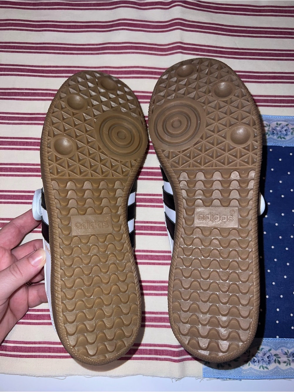 adidas White Mary Jane Sambas - Picture 3 of 3